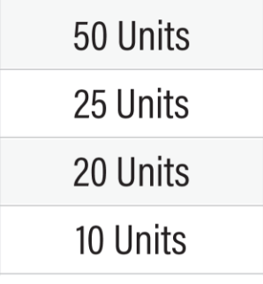 chart showing recommended dilution options for dysport 500-unit vial in adults with upper and lower limb spasticity
